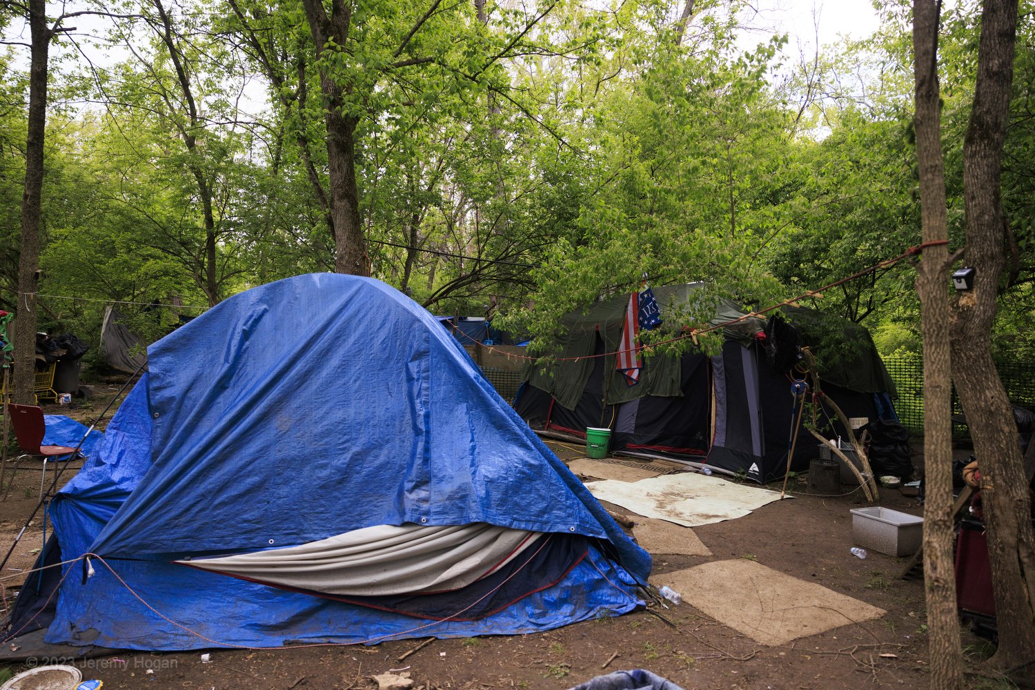 homeless-camp-emptied-out-by-city-of-bloomington-indiana-days-before