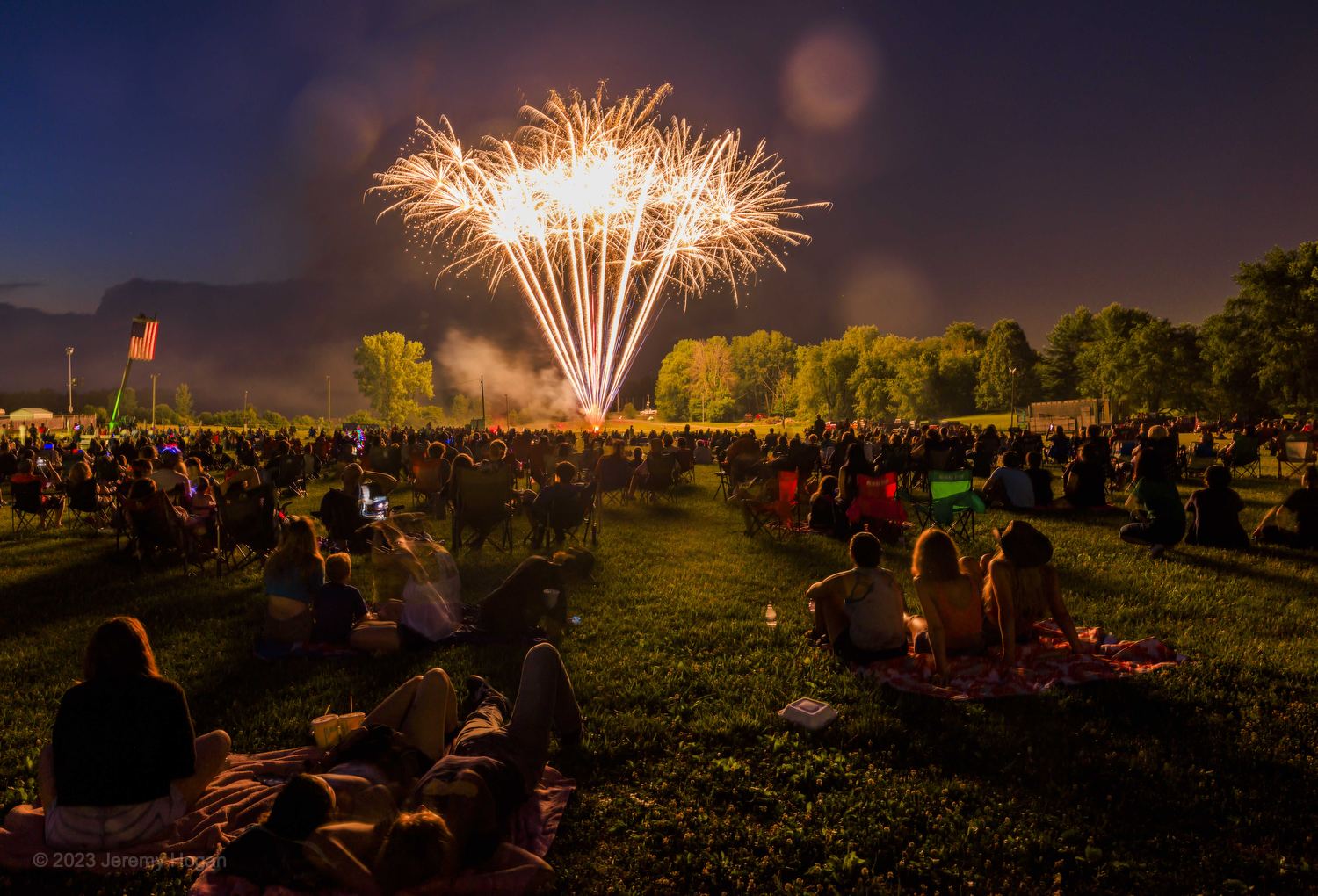 Gallery Fireworks at the Monroe County Fairgrounds Friday, June 30