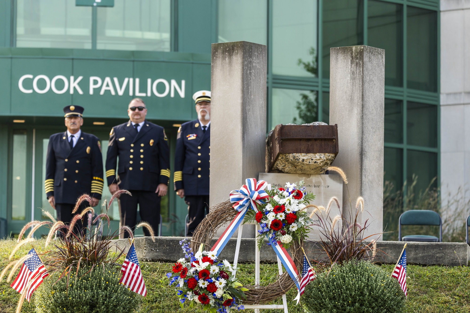 Bloomington firefighters mark 24th anniversary of 9/11 at Ivy Tech